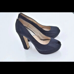 Michael Kors peep toe pumps